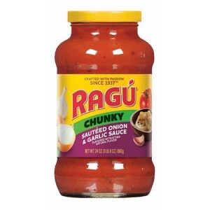SALSA RAGU CHUNKY ONION Y GARLIC 680 GR