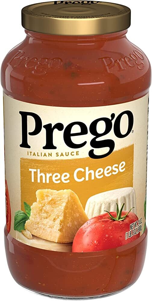 SALSA DE TOMATE PREGO THREE CHEESE 680 GR