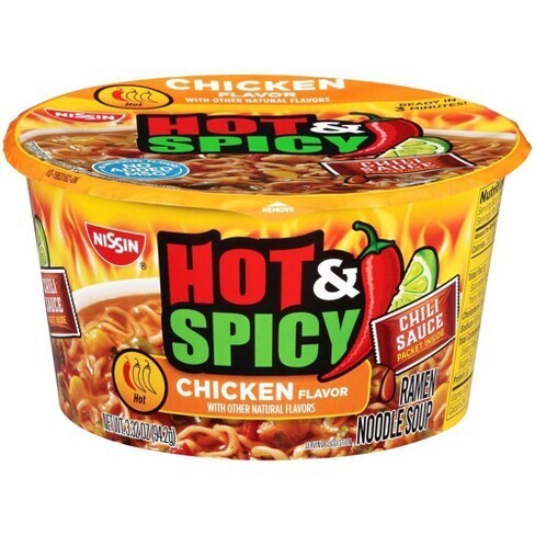 SOPA NISSIN CHICKEN HOT &amp; SPICY 94 GR