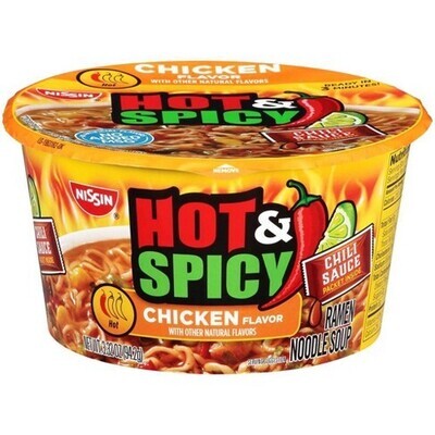 SOPA NISSIN CHICKEN HOT &amp; SPICY 94 GR