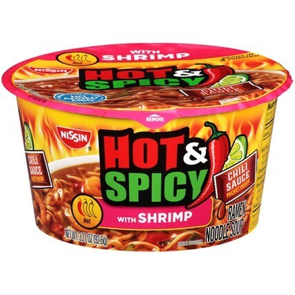SOPA NISSIN SHRIMP HOT &amp; SPICY 92 GR