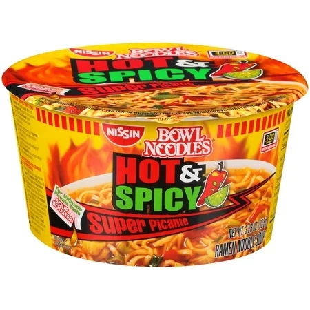SOPA NISSIN HOT Y SPICY RAMEN NOODLE 92 GR