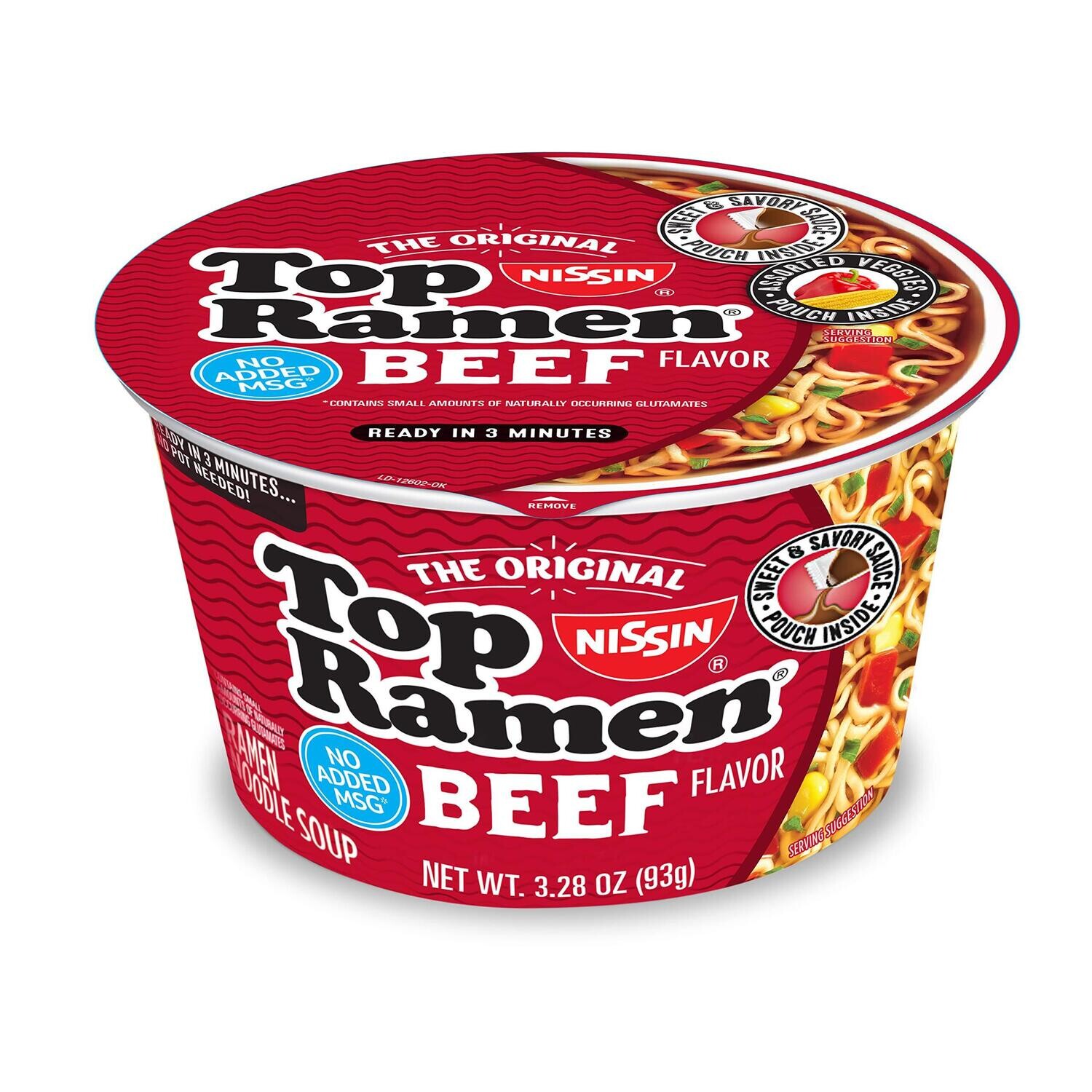 SOPA NISSIN TOP RAMEN BEEF 93 GR