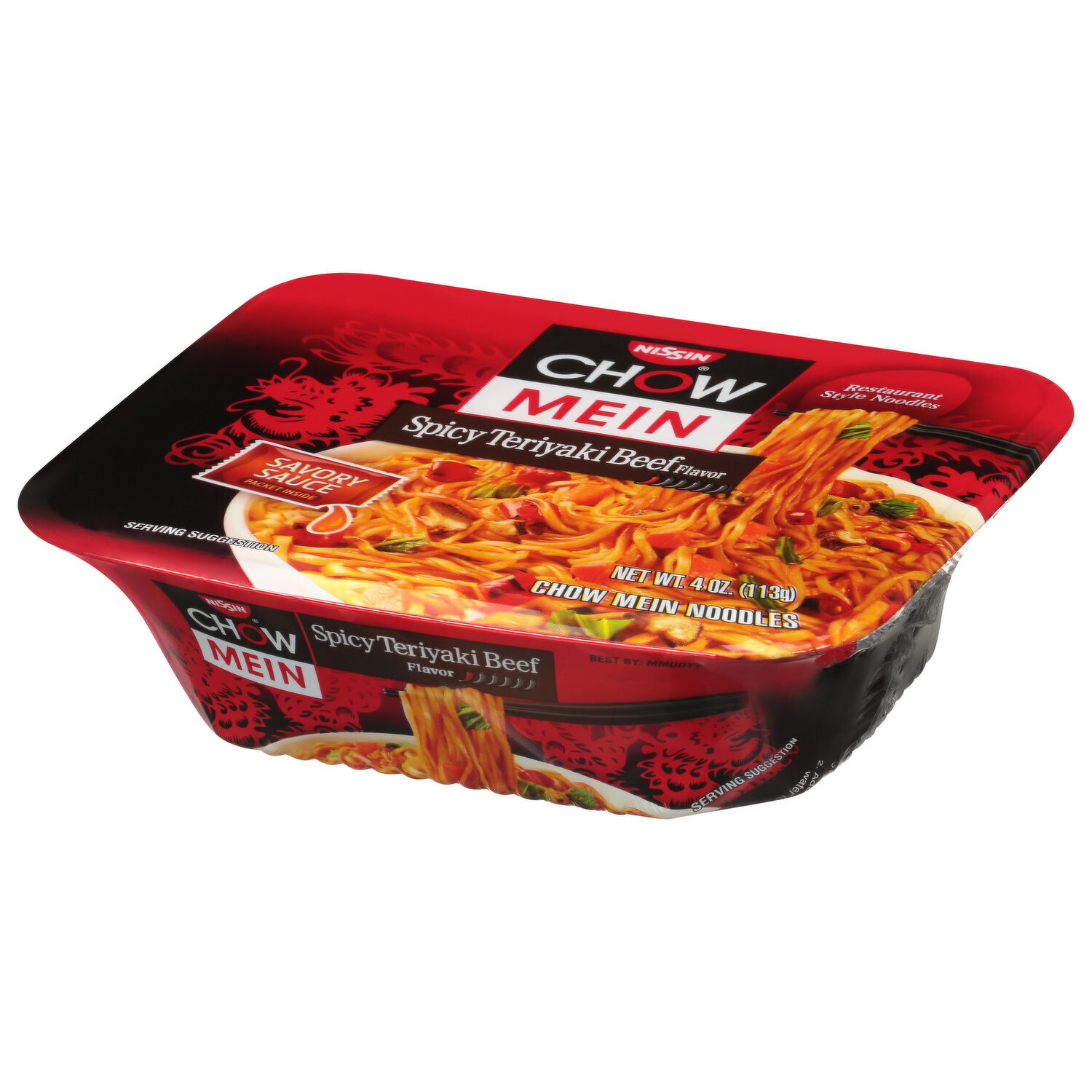 CHOW MEIN NISSIN TERIYAKI BEEF SPICY 113 GR