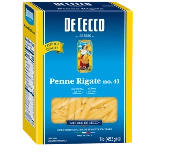 PASTA DECECCO PENNE RIGATE NO. 41 453 GR