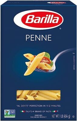 PASTA BARILLA PENNE 454 GR