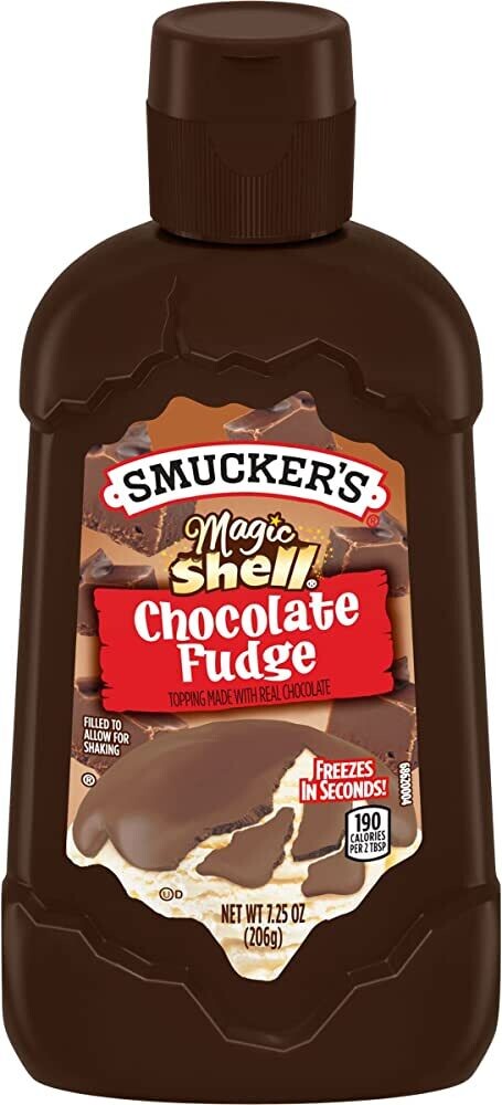 SHELL SMUCKERS MAGIC CHOCOLATE FUDGE 206 GR