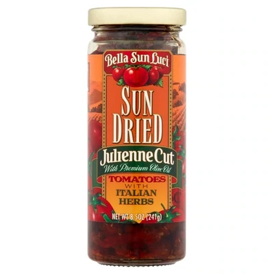 TOMATOES SUN DRIED BELLA SUN LUCI JULIENNE CUT 241 GR