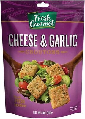 CROUTONS FRESH GOURMET CHEESE &amp; GARLIC 141 GR