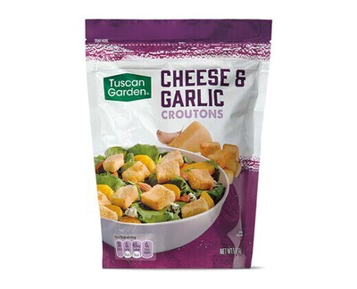 CROUTONS TUSCAN GARDEN CHEESE &amp; GARLIC 141 GR.