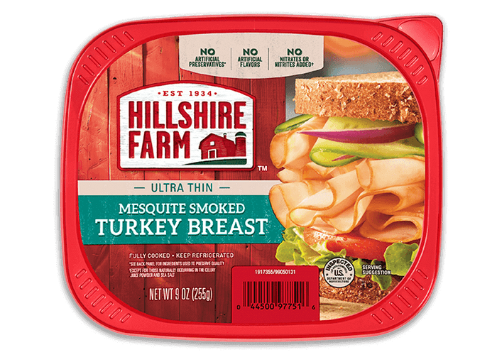 JAMON HILLSHIRE FARM MESQUITE SMOKED TURKEY 225 GR