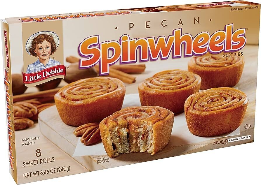 ROLES LITTLE DEBBIE SPINWHEELS  C/8 PZAS 240 GR