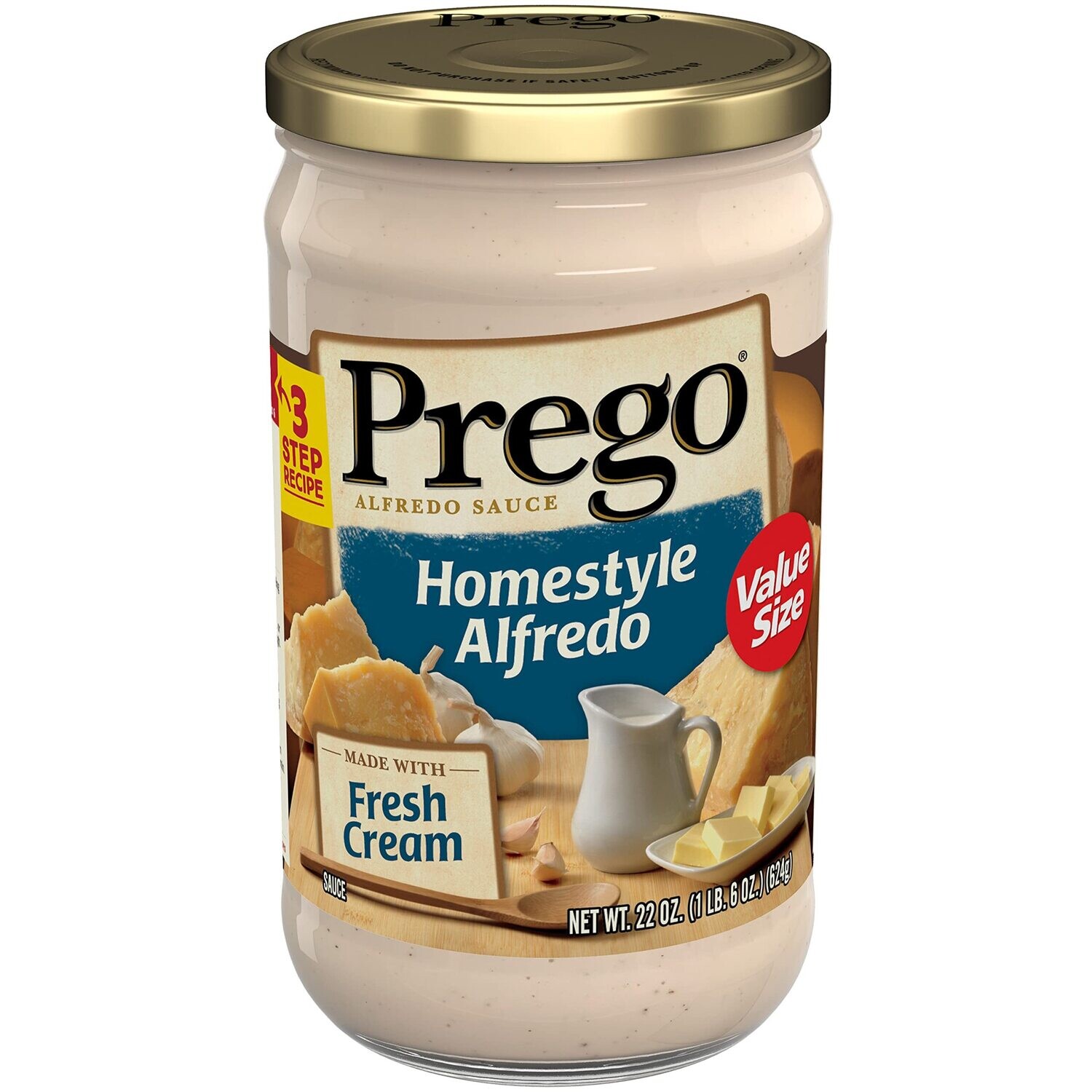 SALSA PREGO ALFREDO HOMESTYLE 411 GR.