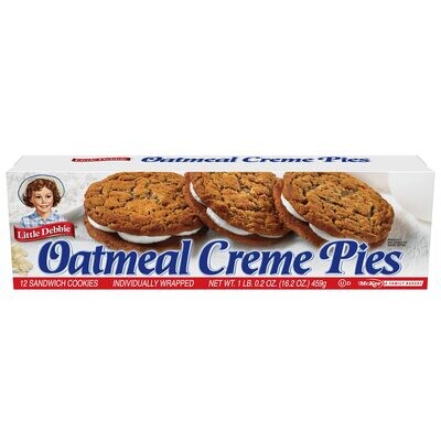 PANECITOS LITTLE DEBBIE OATMEAL CREME PIES 459 GR