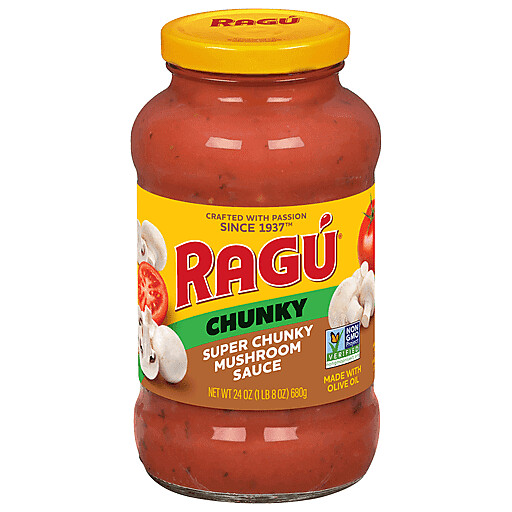 SALSA RAGU CHUNKY SUPER MUSHROOM 680 GR.