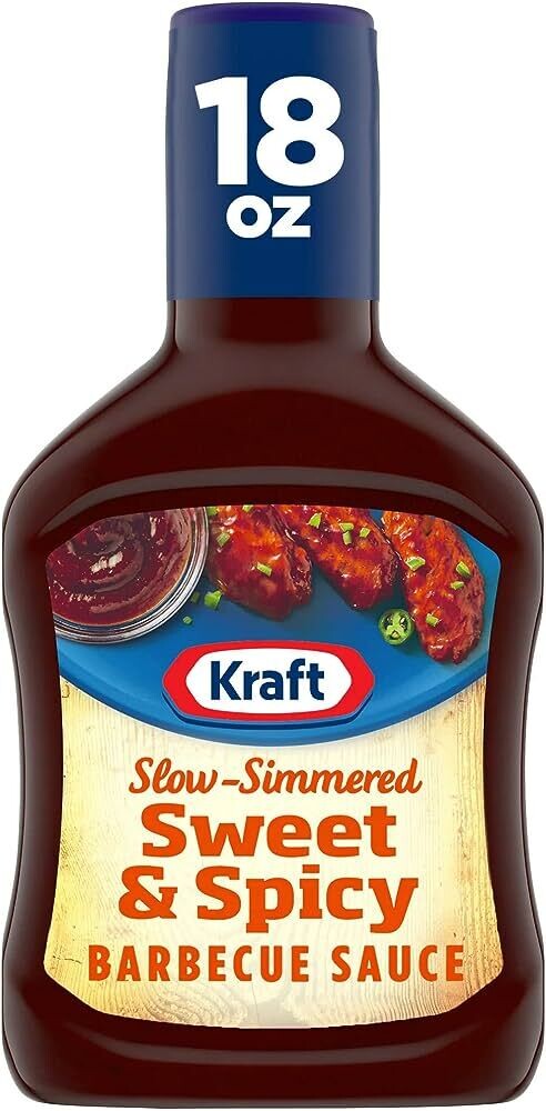 SALSA BBQ KRAFT SWEET &amp; SPICY 510 GR