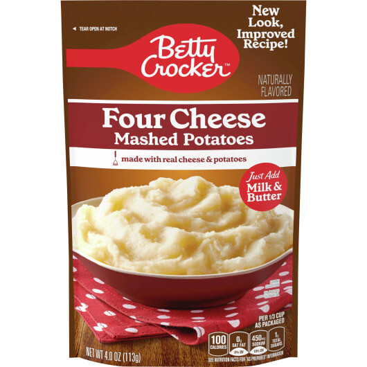 PURE DE PAPA BETTY CROCKER FOUR CHEESE 113 GR