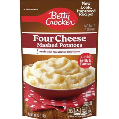 PURE DE PAPA BETTY CROCKER FOUR CHEESE 113 GR