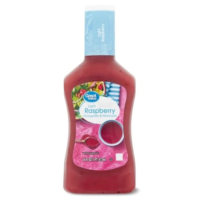 VINAGRETA GREAT VALUE RASPBERRY LIGHT 473 ML
