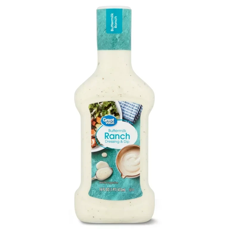 ADEREZO GREAT VALUE BUTTERMILK RANCH 473 ML
