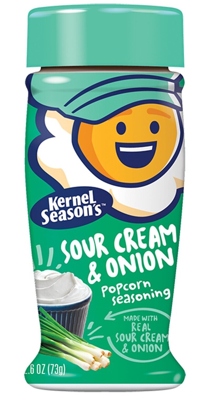 SAZONADOR P/PALOMITAS KERNEL SOUR CREAM ONION 73 GR.