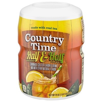 BEBIDA EN POLVO COUNTRY TIME HALF &amp; HALF 538 GR.