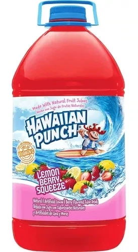 BEBIDA HAWAIIAN PUNCH LEMON BERRY SQUEEZE 3.78 ML.