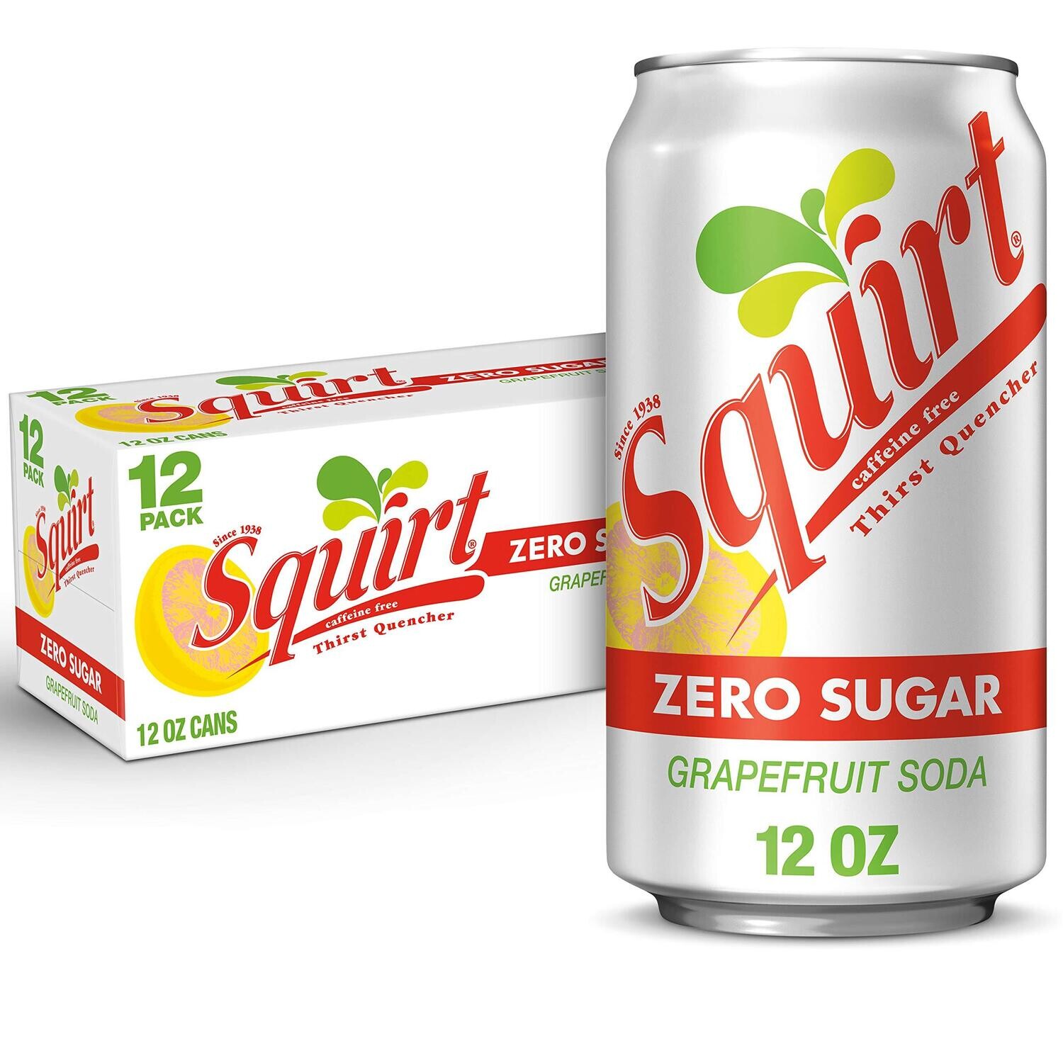REFRESCO SQUIRT GRAPEFRUIT ZERO SUGAR C/12 PZAS DE 355 ML.