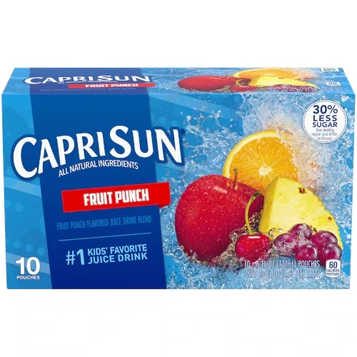 JUGOS CAPRISUN FRUIT PUNCH C/10 PZAS