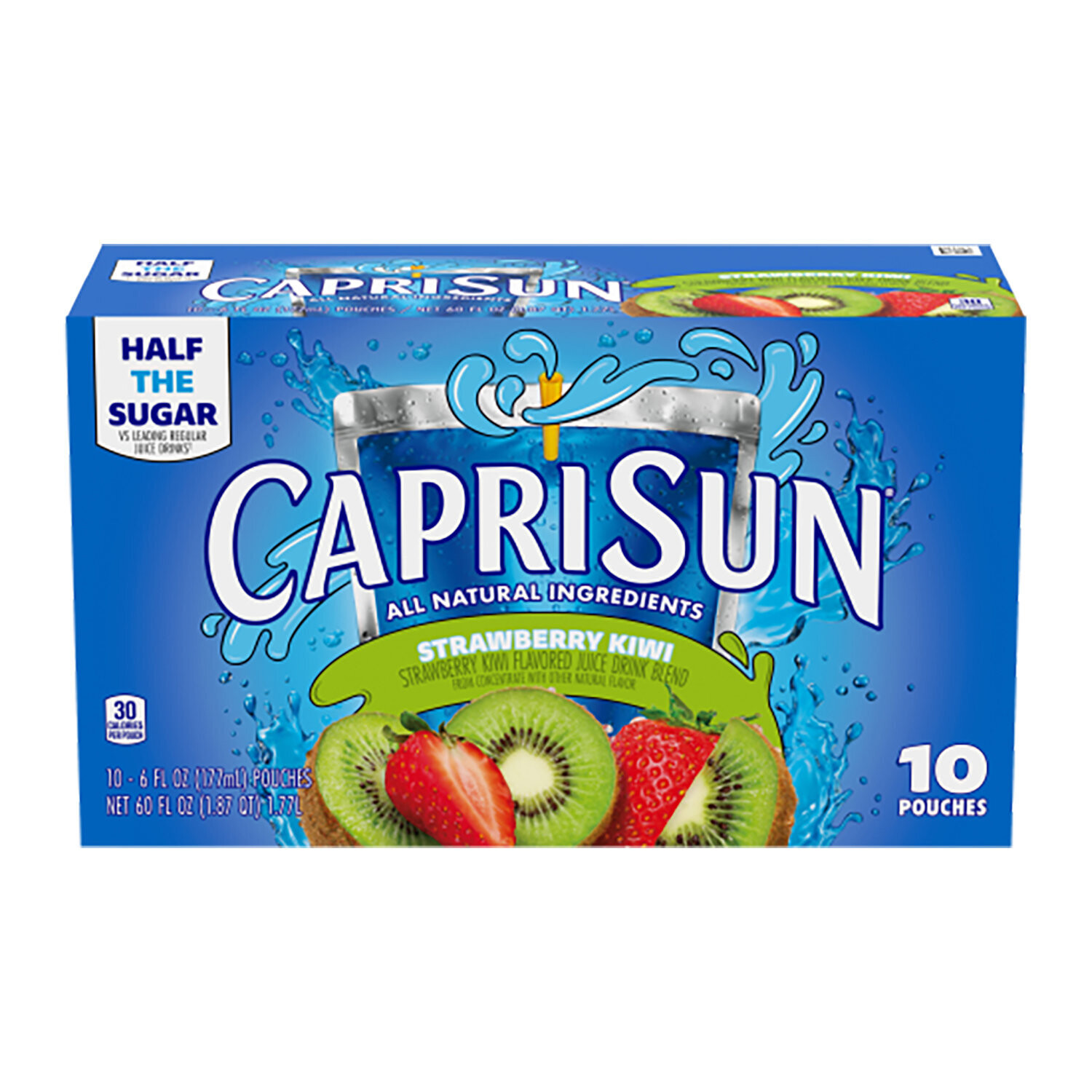 JUGO CAPRISUN STRAWBERRY KIWI C/10 PZAS