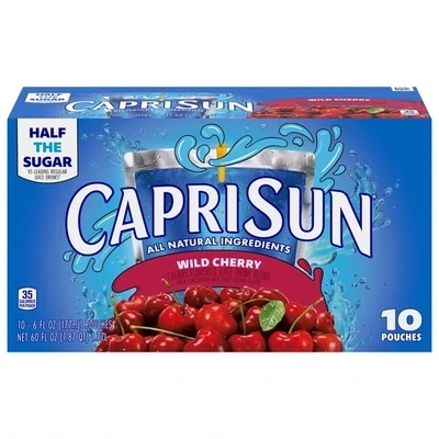 JUGO CAPRISUN WILD CHERRY C/10 PZAS