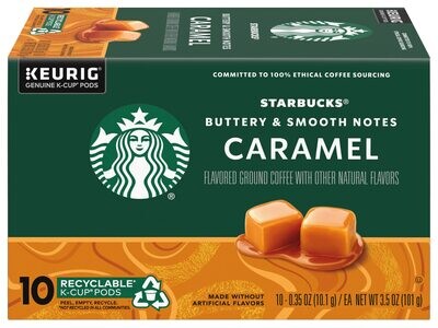 CAFE KERUIG STARBUCKS CARAMEL C/10 PZAS 101 GR
