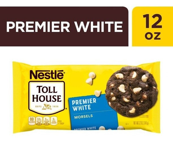 CHISPAS NESTLE TOLL HOUSE PREMIER WHITE 340 GR.
