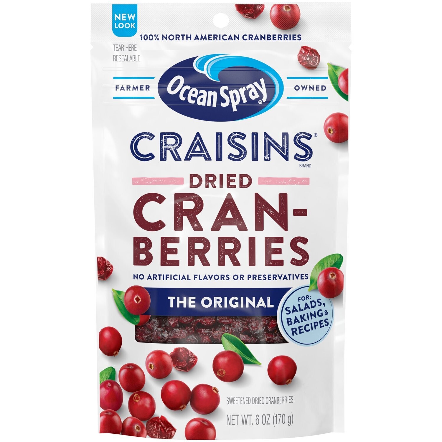 ARANDANOS OCEAN SPRAY CRANBERRIES ORIGINAL 170 GR