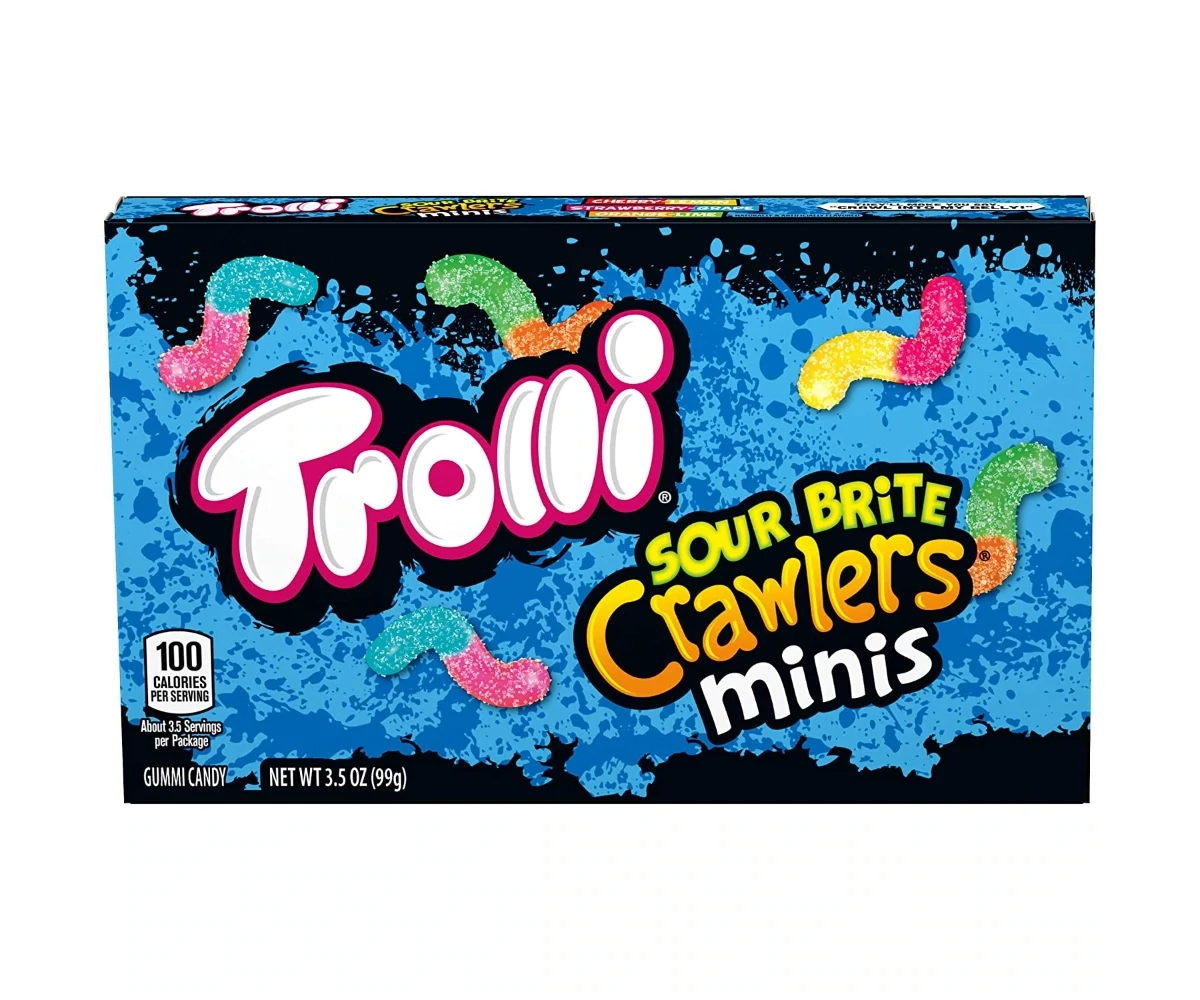 DULCE TROLLI SOUR BRITE CRAWLERS MINIS 99 GR