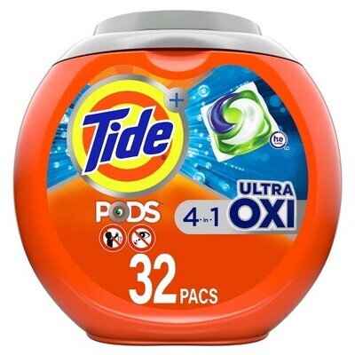 JABON LIQUIDO TIDE 4 EN 1 ULTRA OXI C/32 PZAS 877 GR.