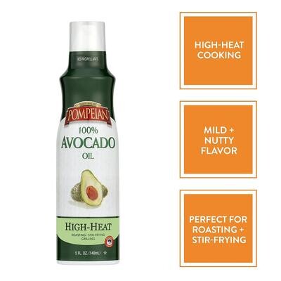 ACEITE POMPEIAN 100% AVOCADO OIL HIGH HEAT 148 ML.