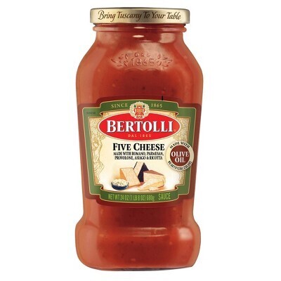 SLASA BERTOLLI FIVE CHEESE 680 GR.