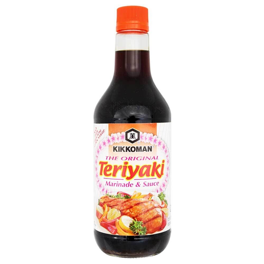 SALSA DE SOYA KIKKOMAN ORIGINAL TERIYAKI 591 ML.
