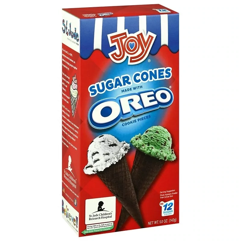 CONOS JOY SUGAR OREO COOKIES C/12 PZAS