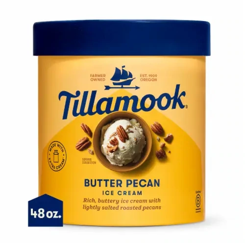 NIEVE TILLAMOOK BUTTER PECAN 1.42 LTS