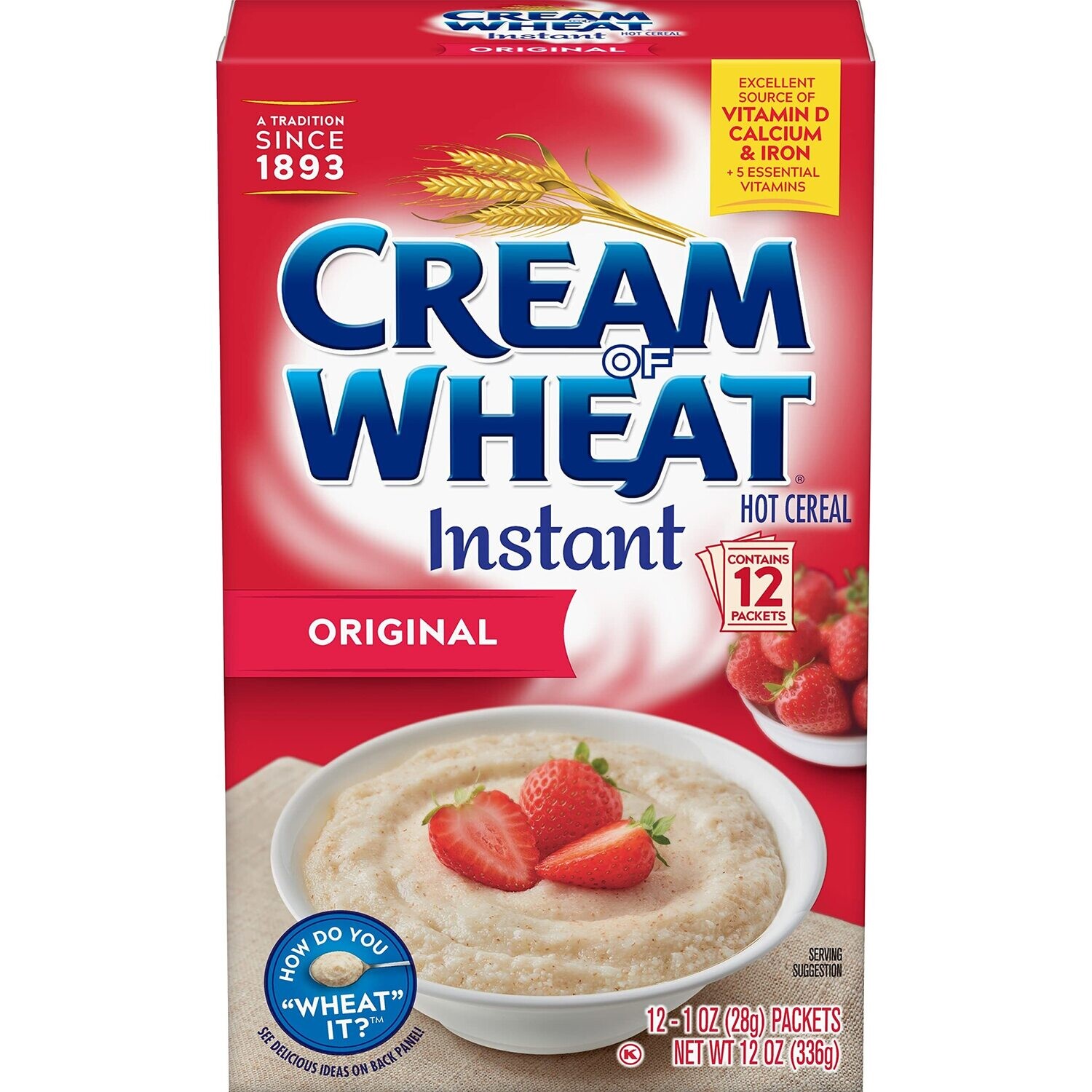 CREMA DE TRIGO ORIGINAL INSTANT C/12 PZAS 336 GR
