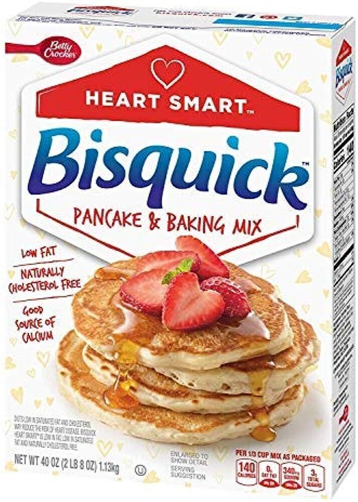 HARINA BETTY CROCKER P/HOT CAKES BISQUICK HEART SMART 1.13 KG