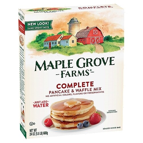 HARINA MAPLE GROVE GLUTEN FREE PANCAKE &amp; WAFFLES MIX 454 GR