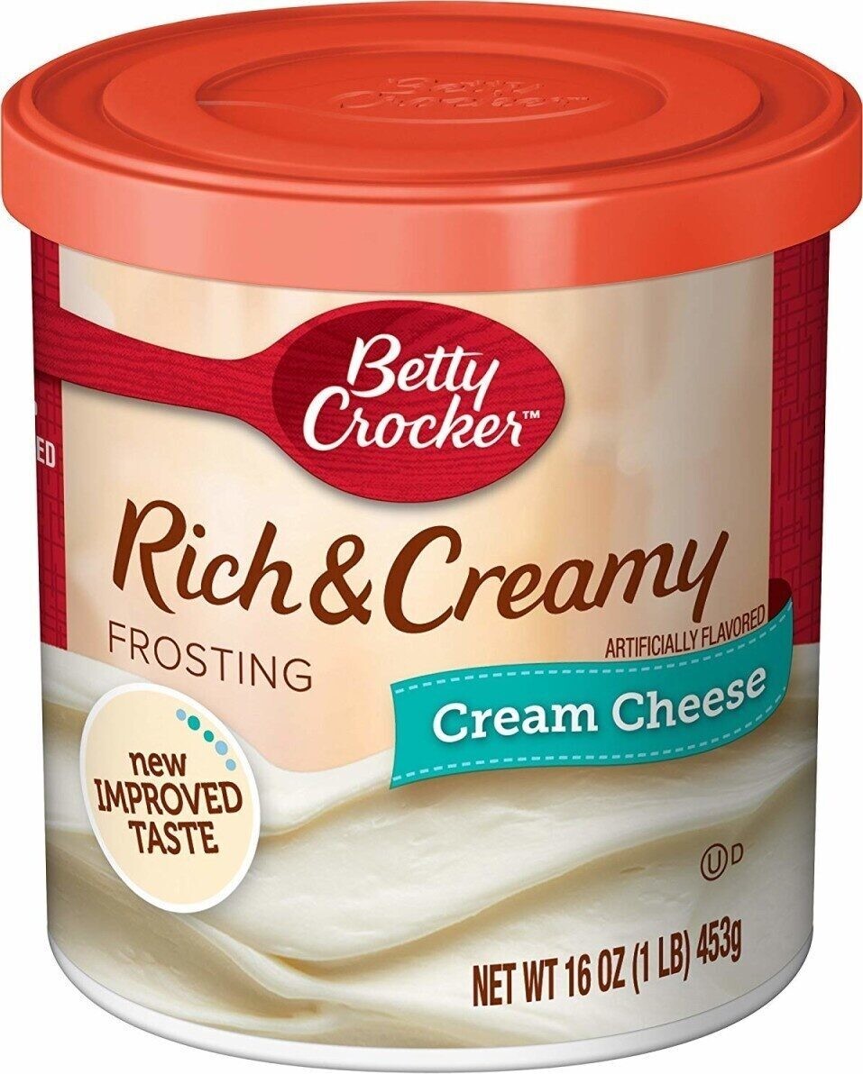FROSTING BETTY CROCKER RICH &amp; CREAMY CREAM CHEESE 453 GR.