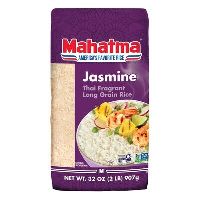 ARROZ MAHATMA JASMINE LONG GRAIN 907 GR.