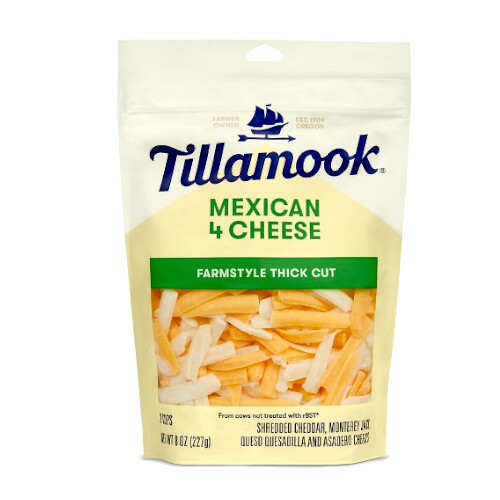QUESO TILLAMOOK MEXICAN 4 CHEESE 227 GR