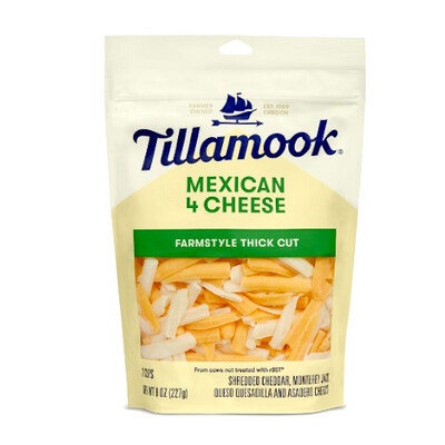 QUESO TILLAMOOK MEXICAN 4 CHEESE 227 GR