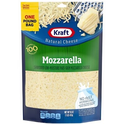 QUESO KRAFT MOZZARELLA 453 GR.