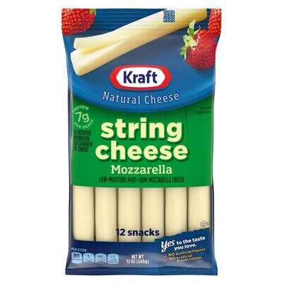 DEDITOS DE QUESO KRAFT MOZZARELLA C/12 PZAS 255 GR.